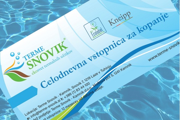 Celodnevna vstopnica za kopanje